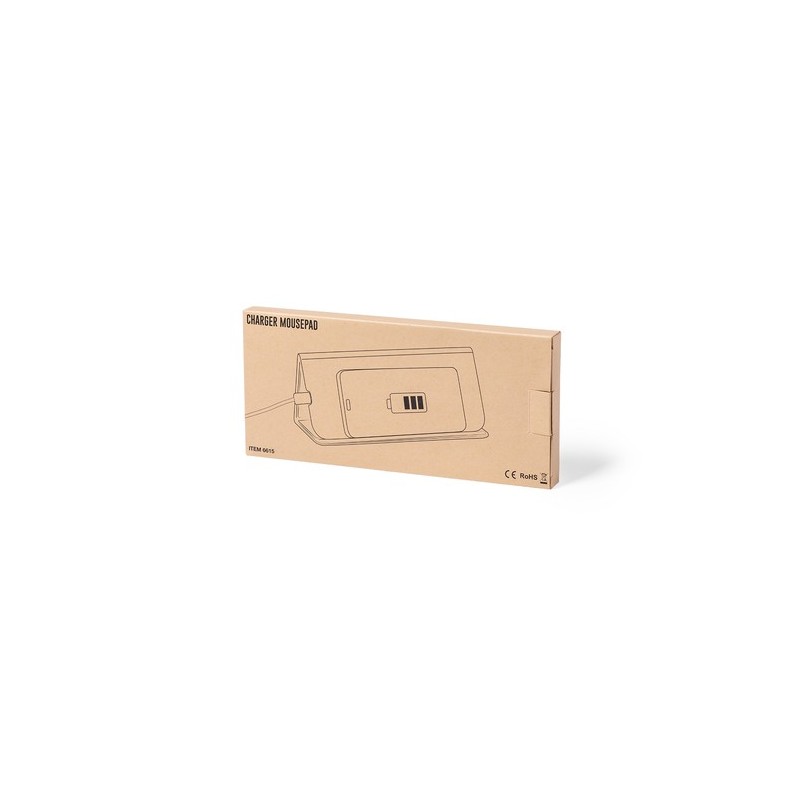Tapis Souris Chargeur Éco-responsable Personnalisé pas cher - Relium Matières : liège marquage laser ultra précis