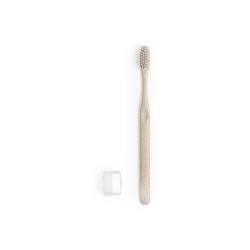 Brosse à dents  personnalisée pratique pas cher - Cleidol Matières : polypropylène (PP) Couleurs : naturel cadeau entreprise pas