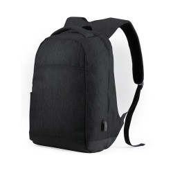 Sac à Dos Antivol Personnalisé Sécurisé Vectom Matières : polyester Couleurs : noir