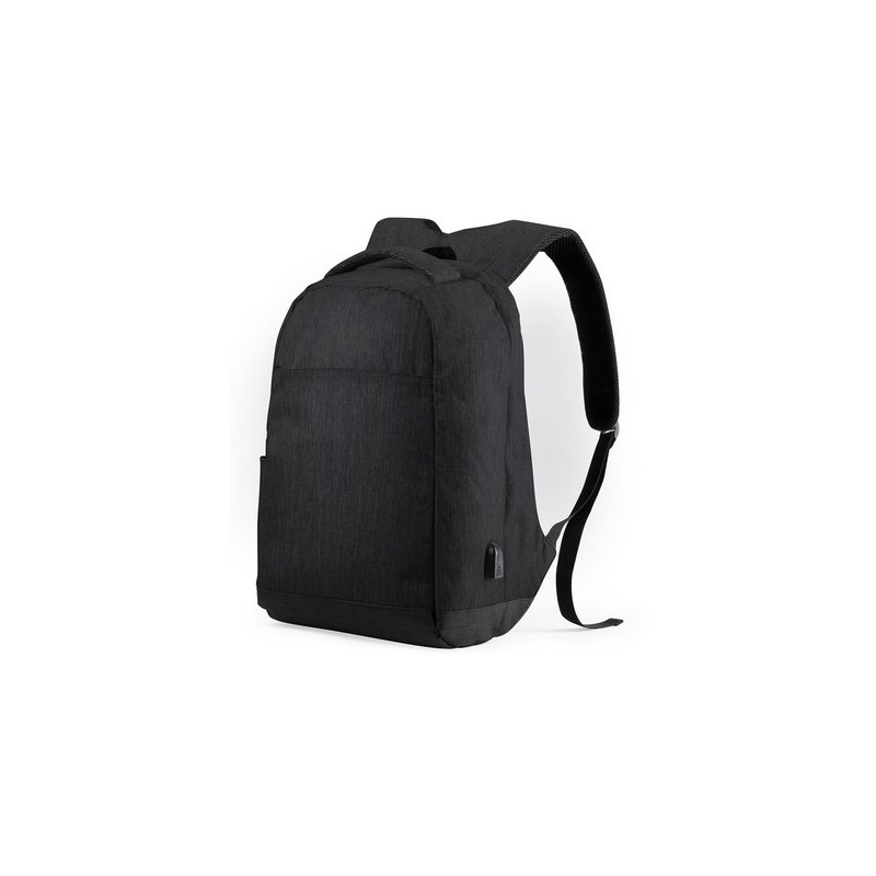 Sac à Dos Antivol Personnalisé Sécurisé Vectom Matières : polyester Couleurs : noir