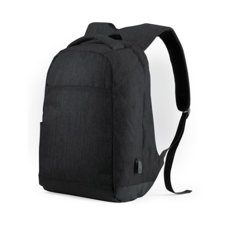 Sac à Dos Antivol Personnalisé Sécurisé Vectom Matières : polyester Couleurs : noir
