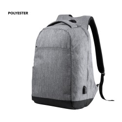 Sac à Dos Antivol Personnalisé Sécurisé Vectom Matières : polyester Couleurs : noir 2