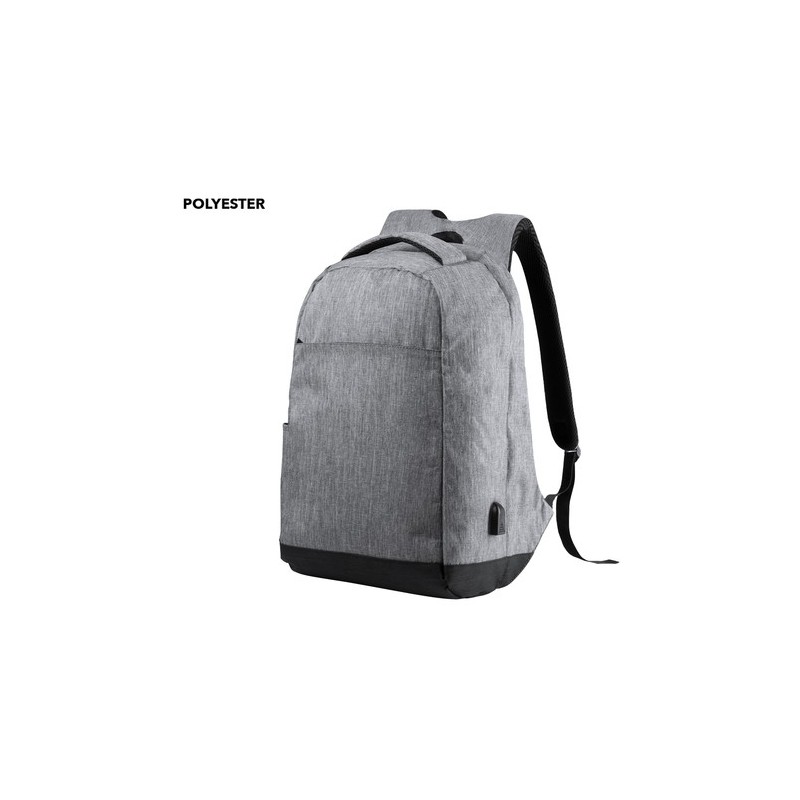 Sac à Dos Antivol Personnalisé Sécurisé Vectom Matières : polyester Couleurs : noir goodies publicitaire événementiel