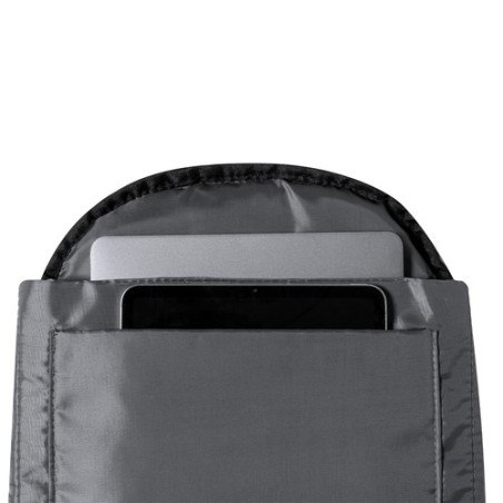 Sac à Dos Antivol Personnalisé Sécurisé Vectom Matières : polyester Couleurs : noir marquage laser ultra précis