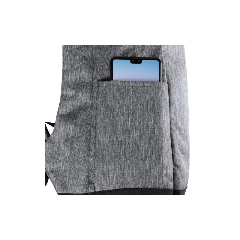 Sac à Dos Antivol Personnalisé Sécurisé Vectom Matières : polyester Couleurs : noir cadeau client original