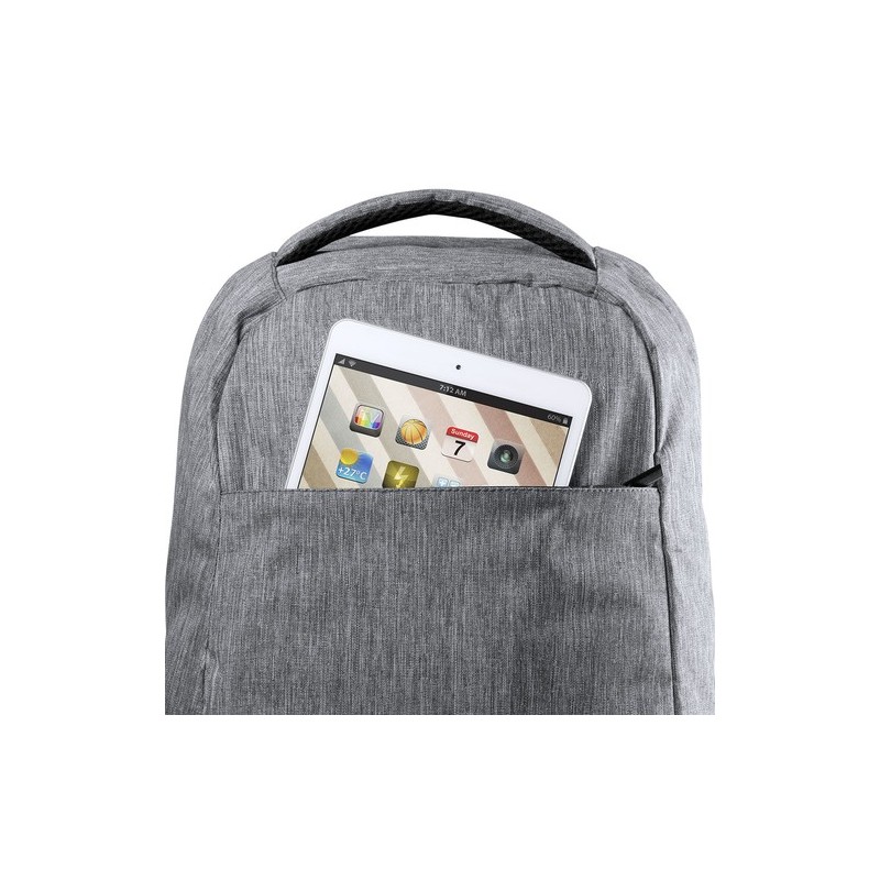 Sac à Dos Antivol Personnalisé Sécurisé Vectom Matières : polyester Couleurs : noir marquage couleur éclatante