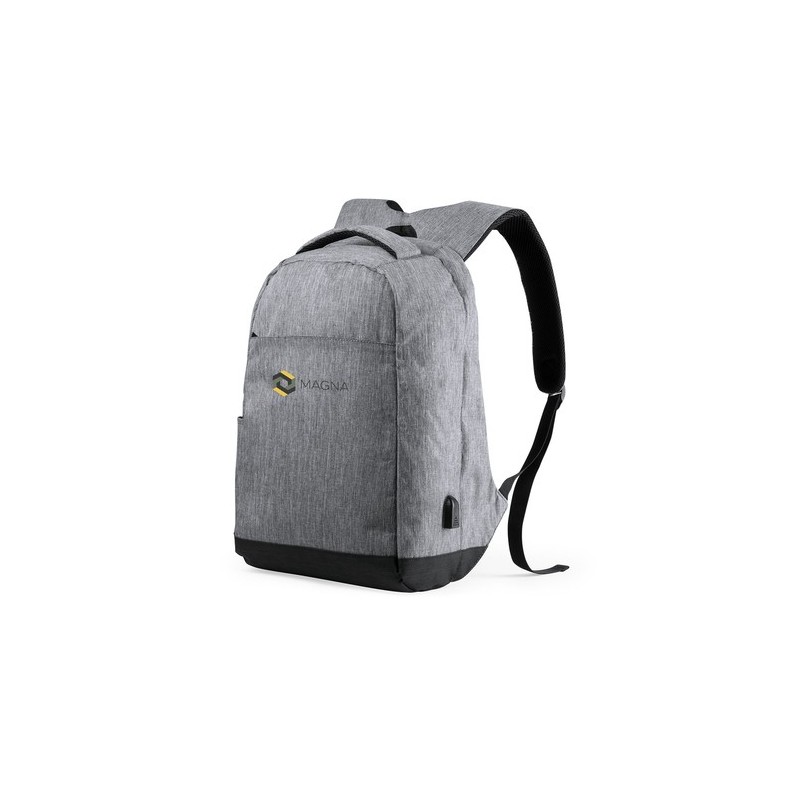 Sac à Dos Antivol Personnalisé Sécurisé Vectom Matières : polyester Couleurs : noir cadeau entreprise pas cher