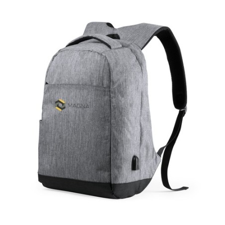 Sac à Dos Antivol Personnalisé Sécurisé Vectom Matières : polyester Couleurs : noir cadeau entreprise pas cher