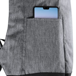 Sac à Dos Antivol Personnalisé Sécurisé Vectom Matières : polyester Couleurs : gris objet publicitaire robuste