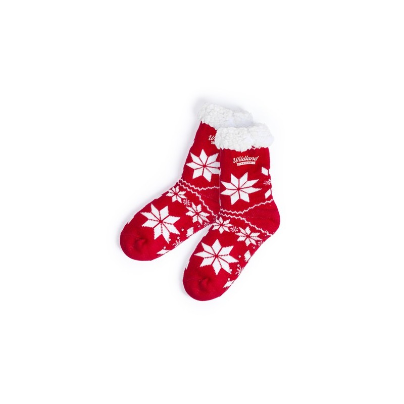 Chaussettes Uniques Publicitaires Camiz Matières : polyester Couleurs : rouge