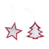 Ornements de Noël Personnalisés Éco-responsables Set Rimol Matières : polyester
