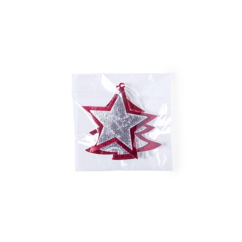 Ornements de Noël Personnalisés Éco-responsables Set Rimol Matières : polyester personnalisable avec votre logo