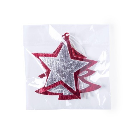 Ornements de Noël Personnalisés Éco-responsables Set Rimol Matières : polyester personnalisable avec votre logo