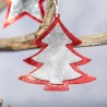Ornements de Noël Personnalisés Éco-responsables Set Rimol Matières : polyester marquage laser ultra précis