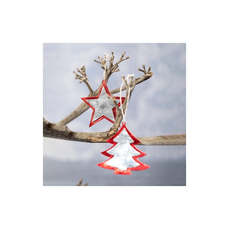 Ornements de Noël Personnalisés Éco-responsables Set Rimol Matières : polyester livraison express 24h 48h