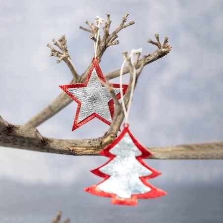 Ornements de Noël Personnalisés Éco-responsables Set Rimol Matières : polyester livraison express 24h 48h
