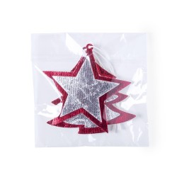 Ornements de Noël Personnalisés Éco-responsables Set Rimol Matières : polyester personnalisation rapide en France