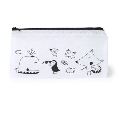Trousse Personnalisée Idéale pour le Coloriage - Skinga Matières : polypropylène (PP) Couleurs : blanc