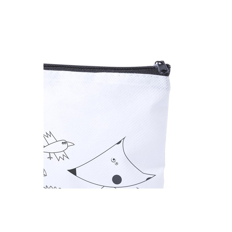 Trousse Personnalisée Idéale pour le Coloriage - Skinga Matières : polypropylène (PP) Couleurs : blanc personnalisable avec votr