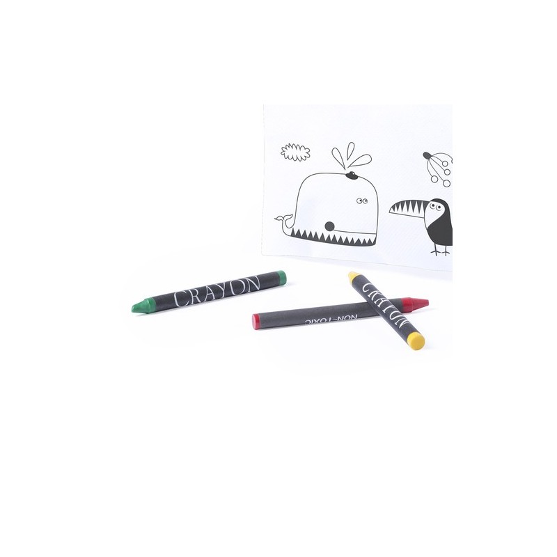 Trousse Personnalisée Idéale pour le Coloriage - Skinga Matières : polypropylène (PP) Couleurs : blanc cadeau entreprise pas che