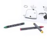 Trousse Personnalisée Idéale pour le Coloriage - Skinga Matières : polypropylène (PP) Couleurs : blanc cadeau entreprise pas che