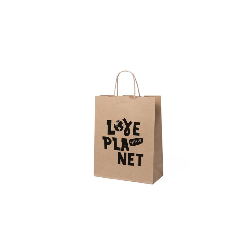 Sac en Papier Éco-responsable Idéal pour Objets Publicitaires - Loiles Matières : papier recyclé