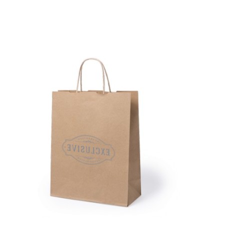 Sac en Papier Éco-responsable Idéal pour Objets Publicitaires - Loiles Matières : papier recyclé impression haute définition