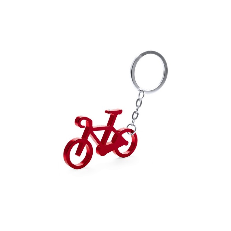 Porte-Clés en Aluminium Personnalisable Ciclex Matières : aluminium Couleurs : rouge personnalisable avec votre logo