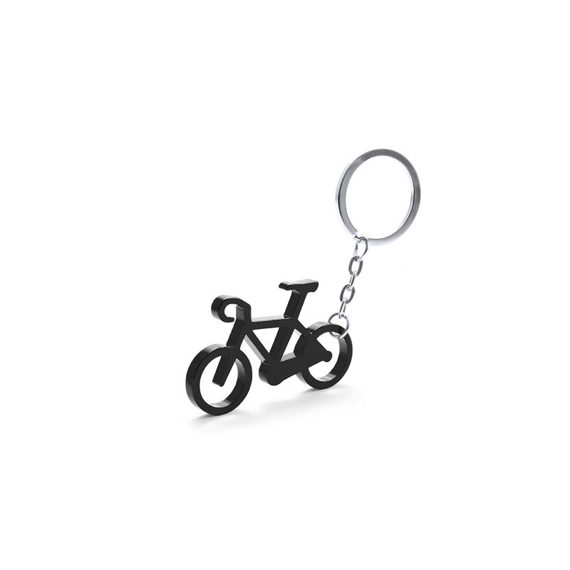Porte-Clés en Aluminium Personnalisable Ciclex Matières : aluminium Couleurs : noir cadeau entreprise pas cher