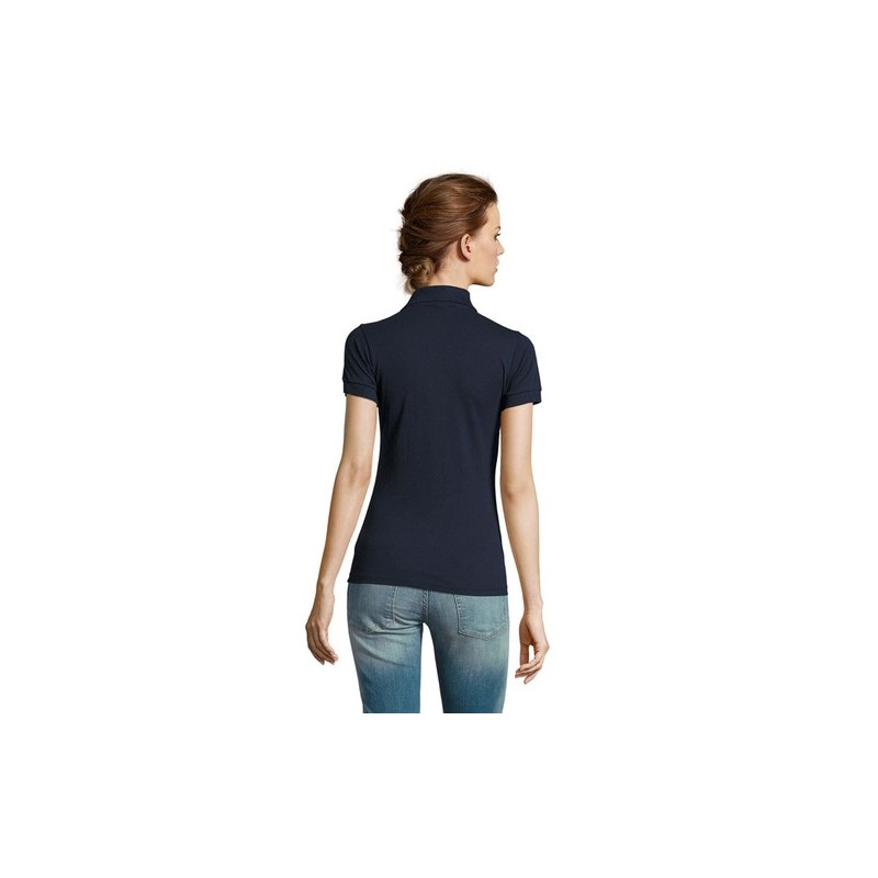Polo polycoton personnalisé pour femme - PRIME Matières : PET Taille textile : S Couleurs : french navy objet promo petit budget