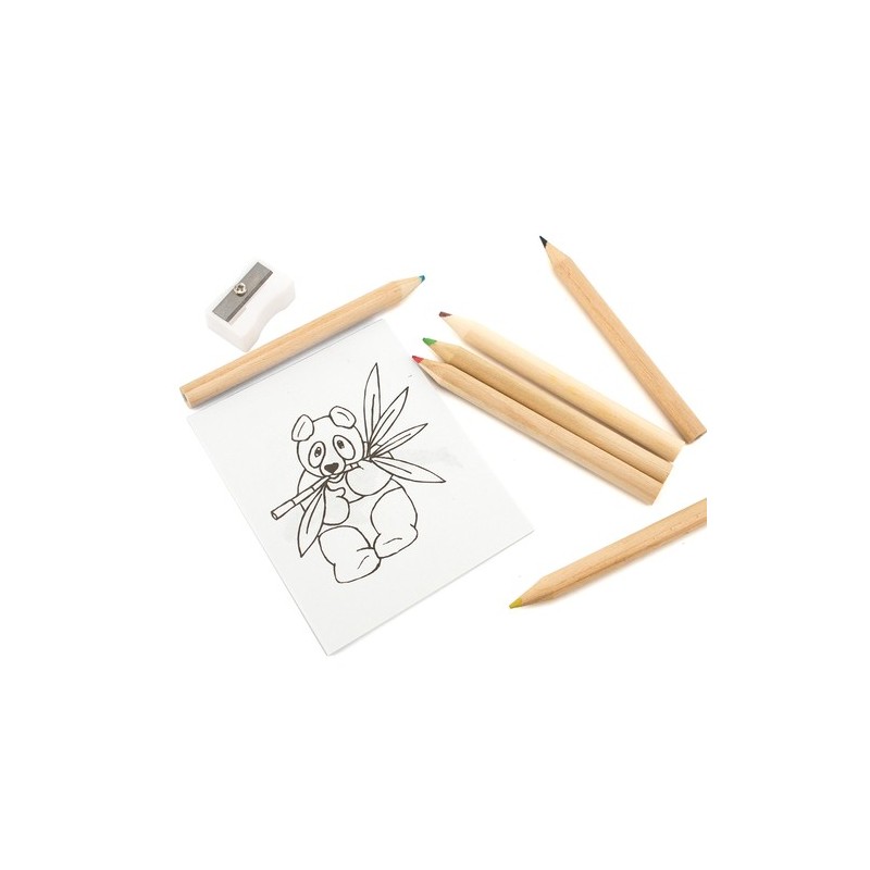 Set de coloriage personnalisé  Figgy - Goodies Matières : carton recyclé objet promotionnel éco-responsable