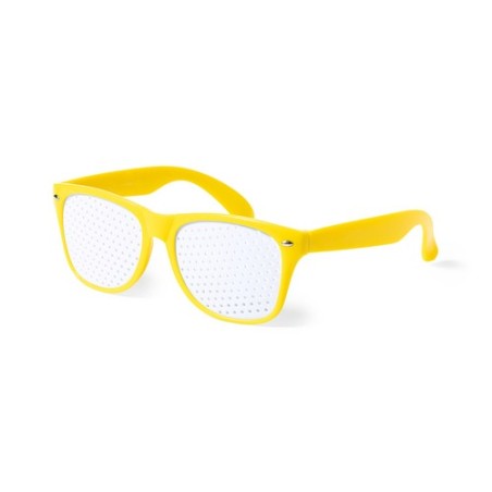 Lunettes Uniques Publicitaires Zamur Couleurs : jaune accessoire événementiel unique