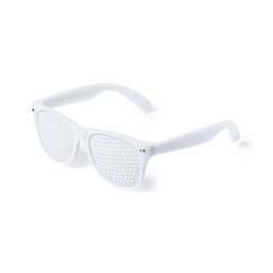Lunettes Uniques Publicitaires Zamur Couleurs : jaune marquage couleur éclatante