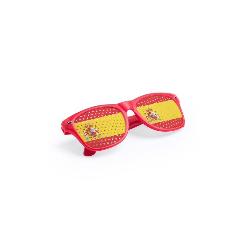 Lunettes Uniques Publicitaires Zamur Couleurs : jaune marquage couleur éclatante