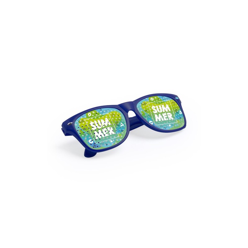 Lunettes Uniques Publicitaires Zamur Couleurs : jaune personnalisation sur mesure