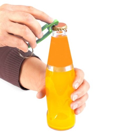 Porte-Clés Ouvre Bouteille Personnalisé Samo Matières : aluminium Couleurs : rouge objet promotionnel éco-responsable