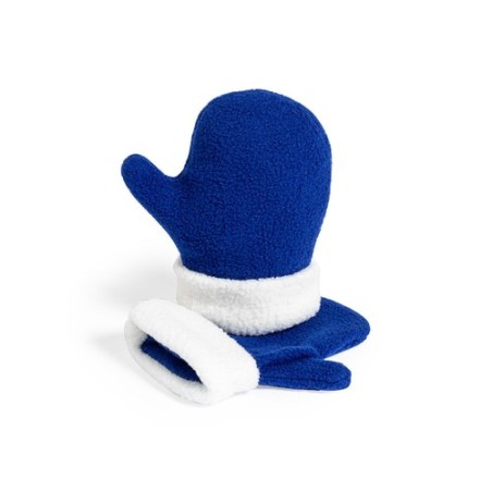 Moufles personnalisées pour enfant Gant Siku Matières : polaire Couleurs : bleu cadeau entreprise pas cher