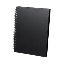 Carnet Éco-responsable Personnalisable Gulliver Matières : carton recyclé Couleurs : noir