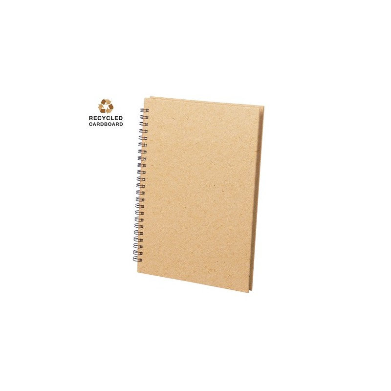 Carnet Éco-responsable Personnalisable Gulliver Matières : carton recyclé Couleurs : bleu objet promotionnel éco-responsable