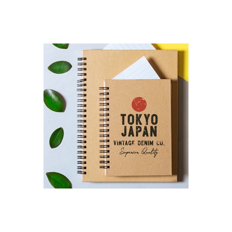Carnet Éco-responsable Personnalisable Gulliver Matières : carton recyclé Couleurs : rouge goodies publicitaire durable