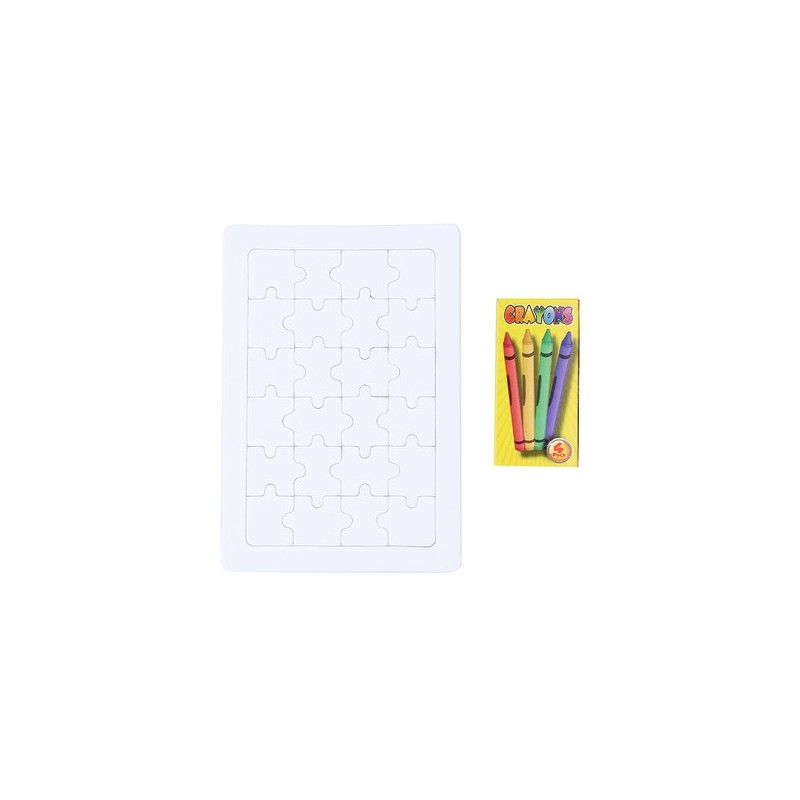 Puzzle Personnalisable 24 Pièces Zeta Matières : carton personnalisable avec votre logo