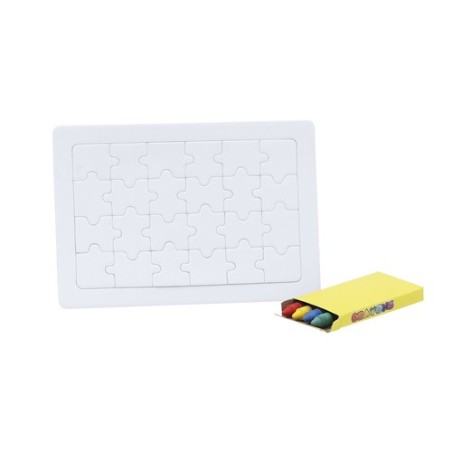 Puzzle Personnalisable 24 Pièces Zeta Matières : carton goodies publicitaire événementiel