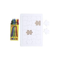 Puzzle Personnalisable 24 Pièces Zeta Matières : carton livraison express 24h 48h