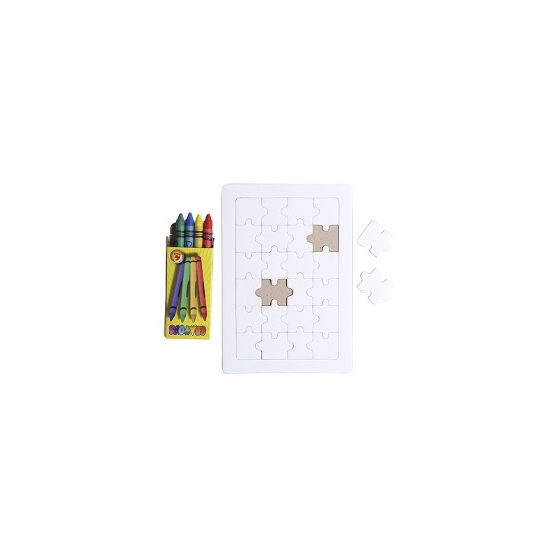 Puzzle Personnalisable 24 Pièces Zeta Matières : carton livraison express 24h 48h