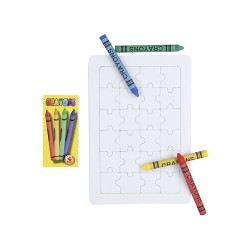 Puzzle Personnalisable 24 Pièces Zeta Matières : carton objet promotionnel éco-responsable