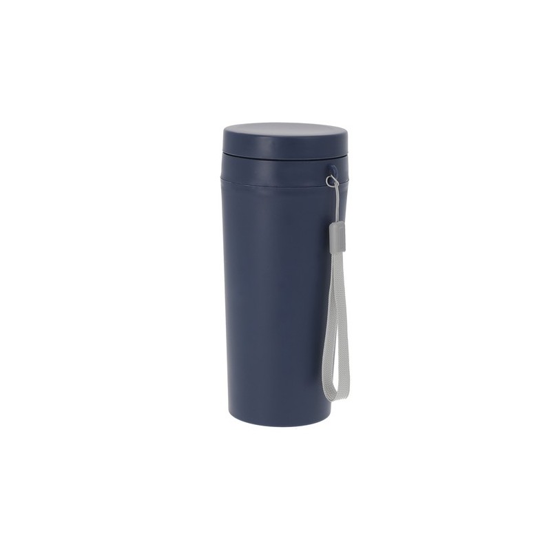 Bidon thermique personnalisé pas cher Redar Couleurs : bleu marine Matières : polypropylène (PP) recyclé cadeau entreprise pas c