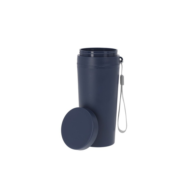 Bidon thermique personnalisé pas cher Redar Couleurs : bleu marine Matières : polypropylène (PP) recyclé livraison express 24h 4