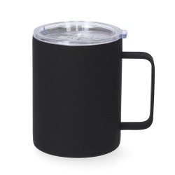 Tasse thermique personnalisée pas cher - Adelax Matières : caoutchouc Couleurs : blanc goodies publicitaire événementiel