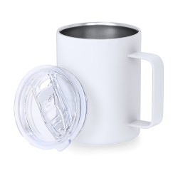 Tasse thermique personnalisée pas cher - Adelax Matières : caoutchouc Couleurs : noir accessoire événementiel unique