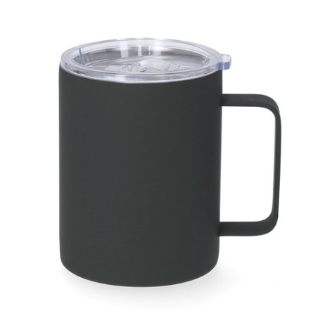 Tasse thermique personnalisée pas cher - Adelax Matières : caoutchouc Couleurs : bleu marine goodies entreprise design